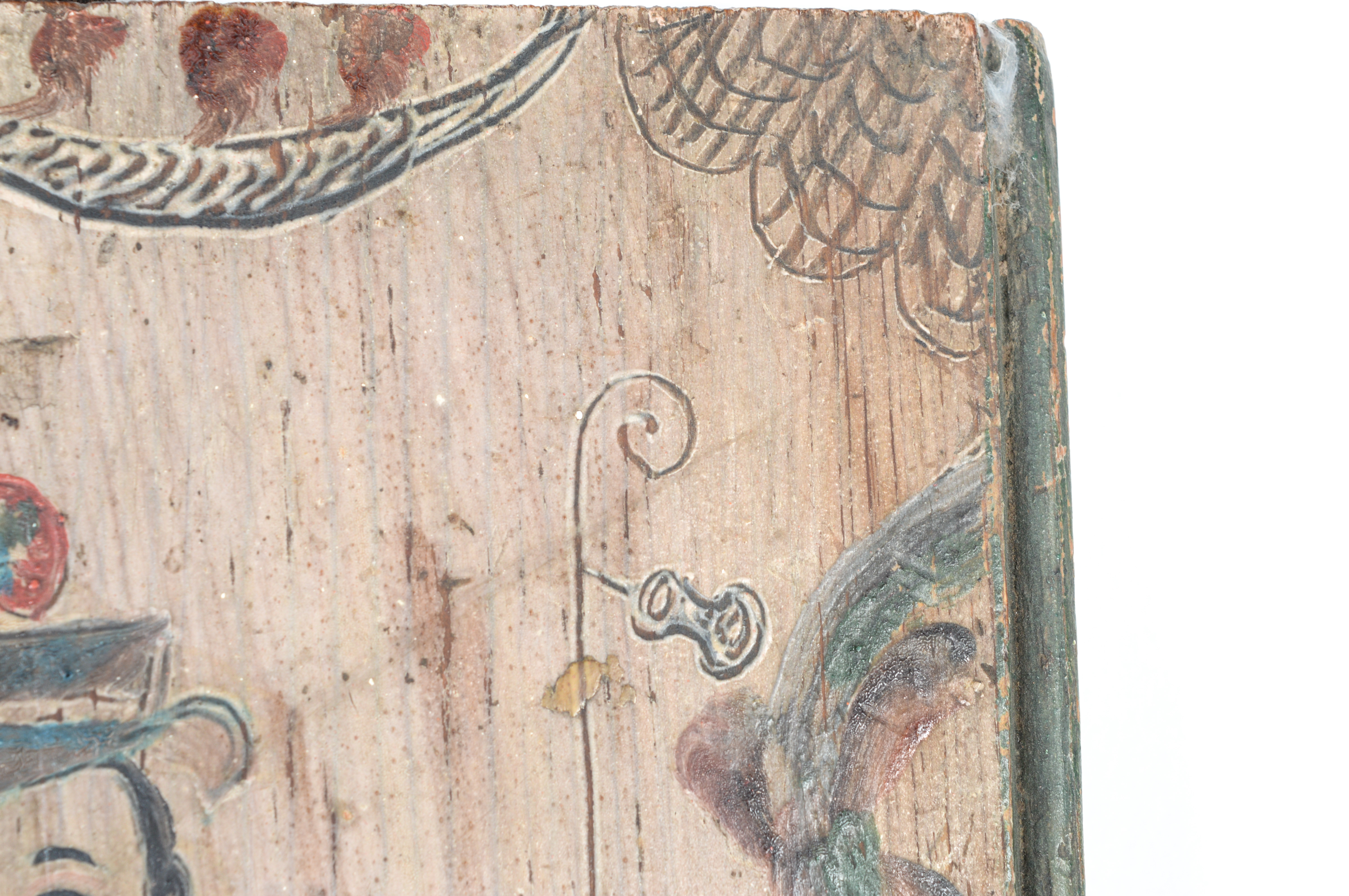 Antique Spanish Colonial Painting of Woman