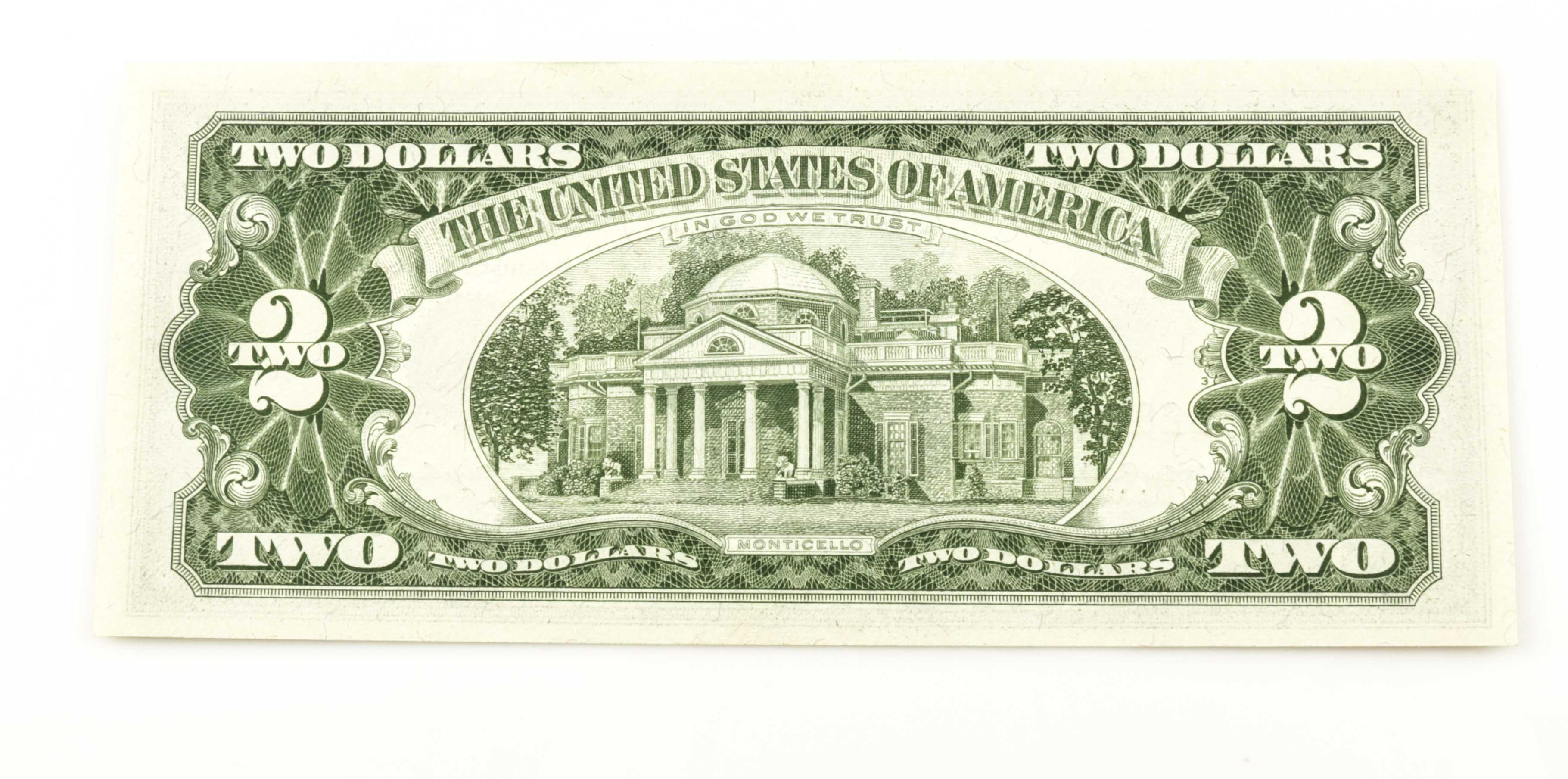 Three U.S. $2 Legal Tender Star Banknotes