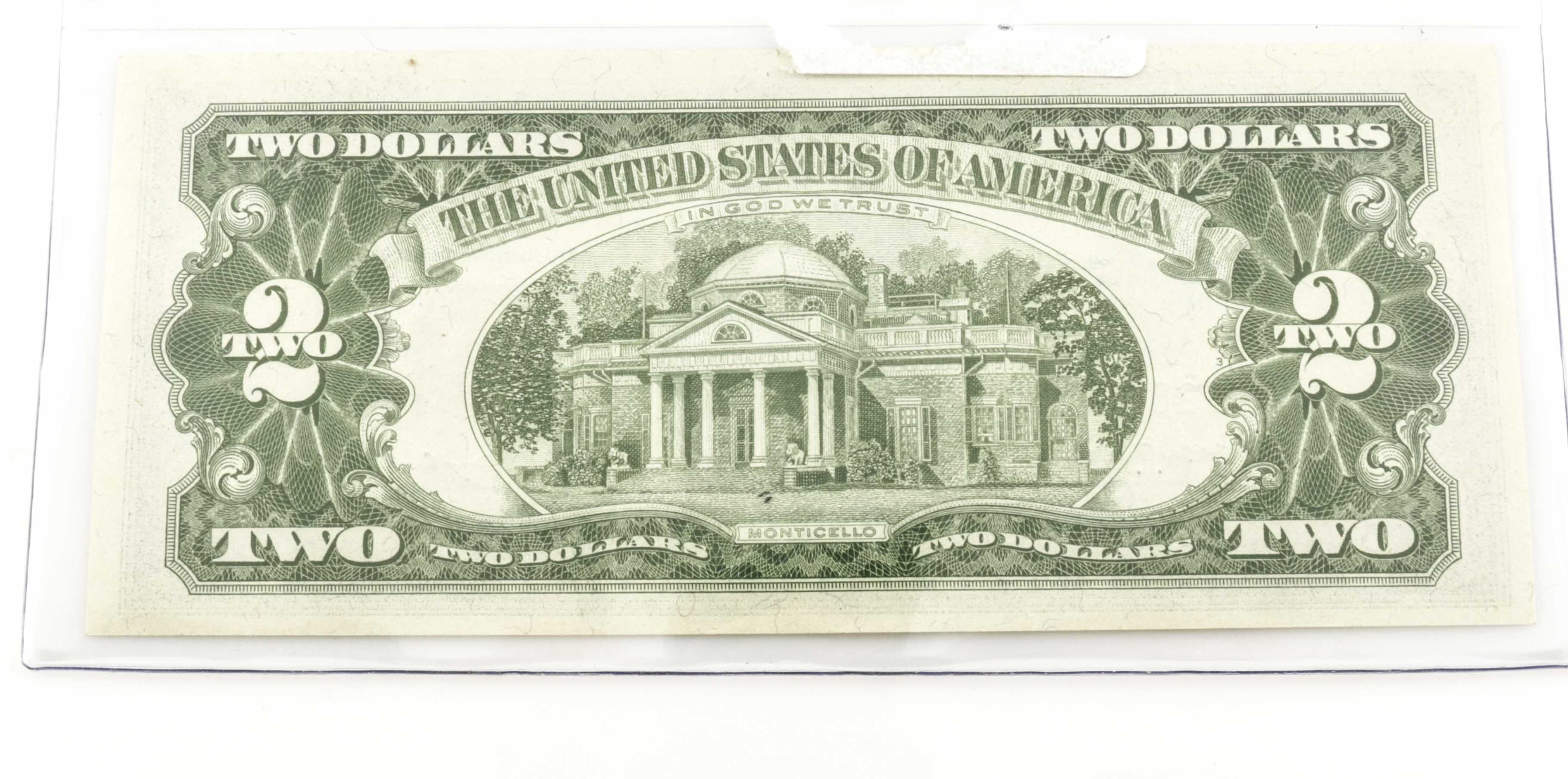 Three U.S. $2 Legal Tender Star Banknotes