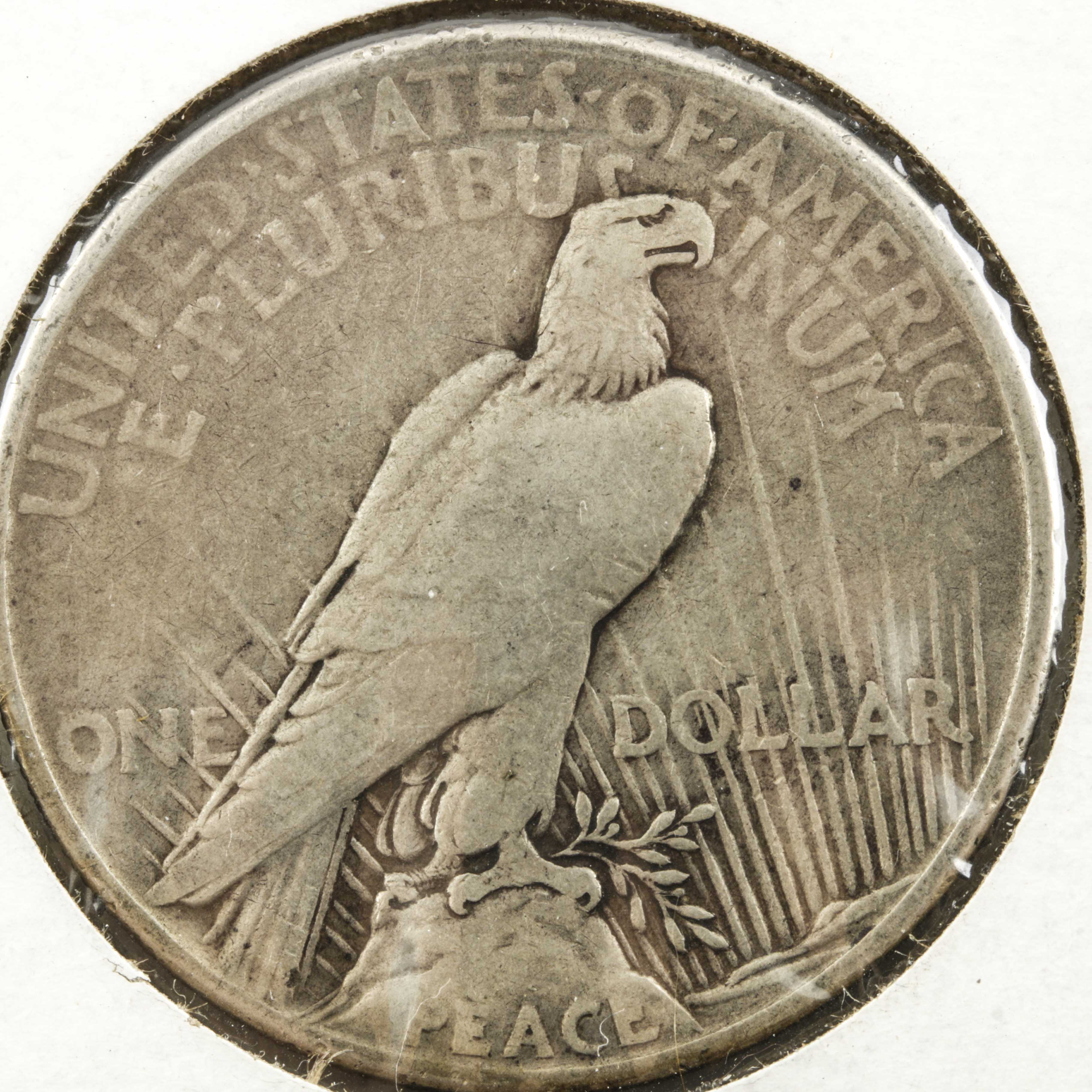 1921 Key Date Peace Silver Dollar
