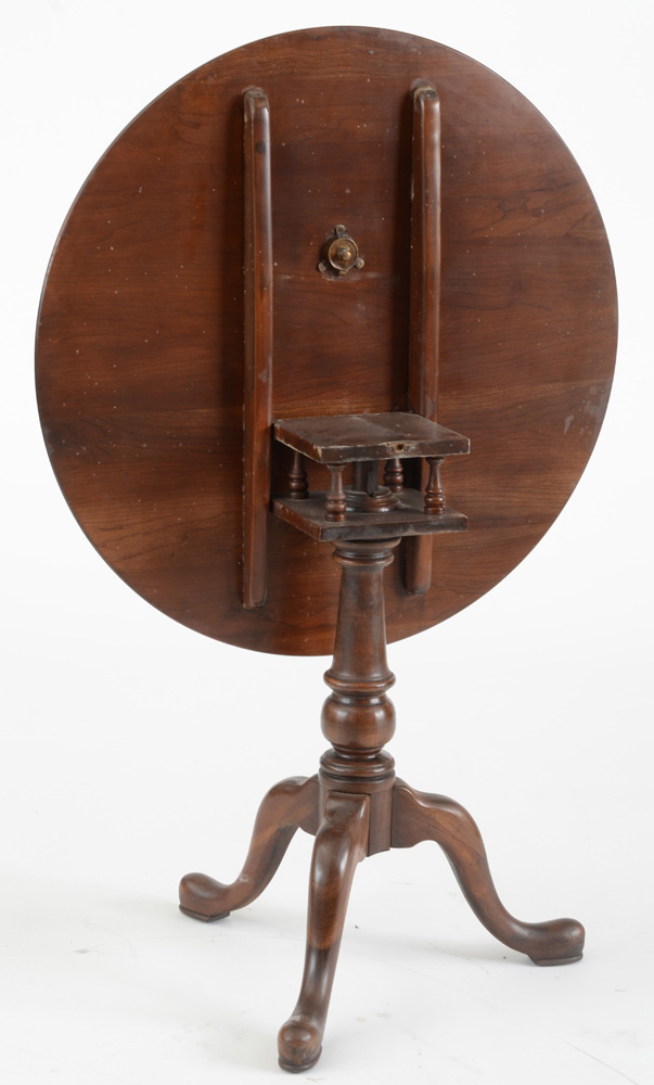 Colonial Style Cherry Tilt-Top Table