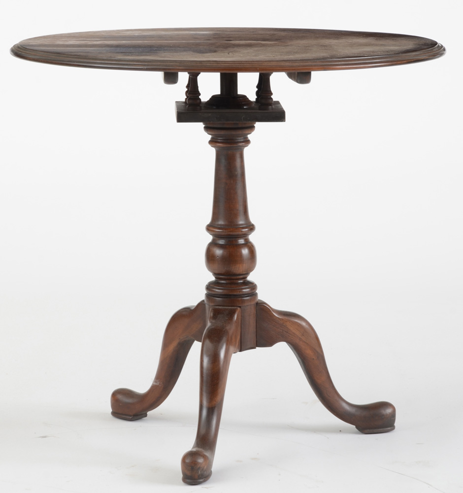 Colonial Style Cherry Tilt-Top Table