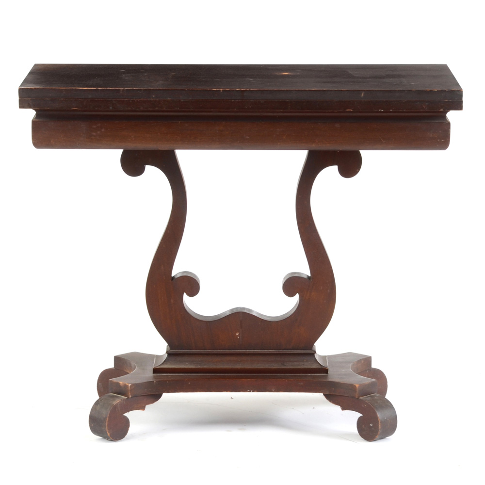Empire Revival Card Table