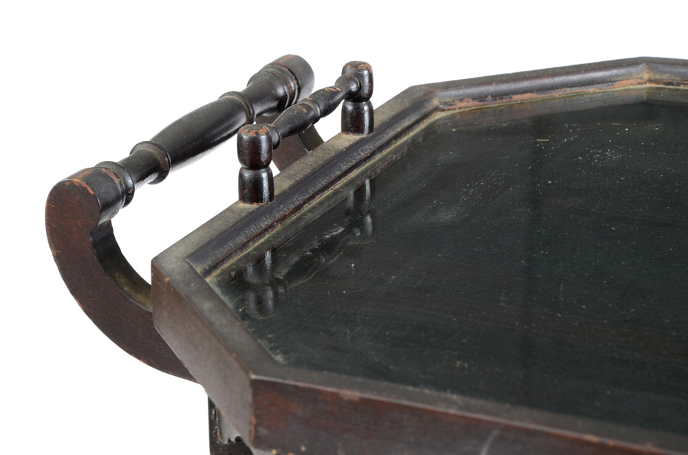 Painted Wooden Bar Cart