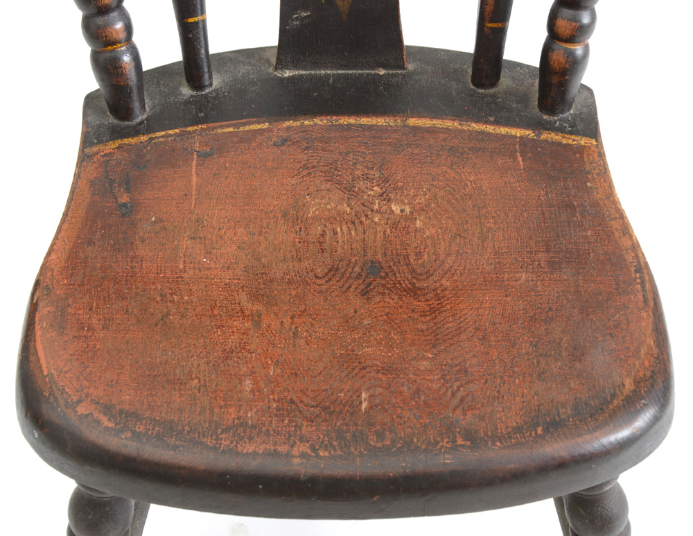 Pair of Early 19th Century Stenciled Chairs