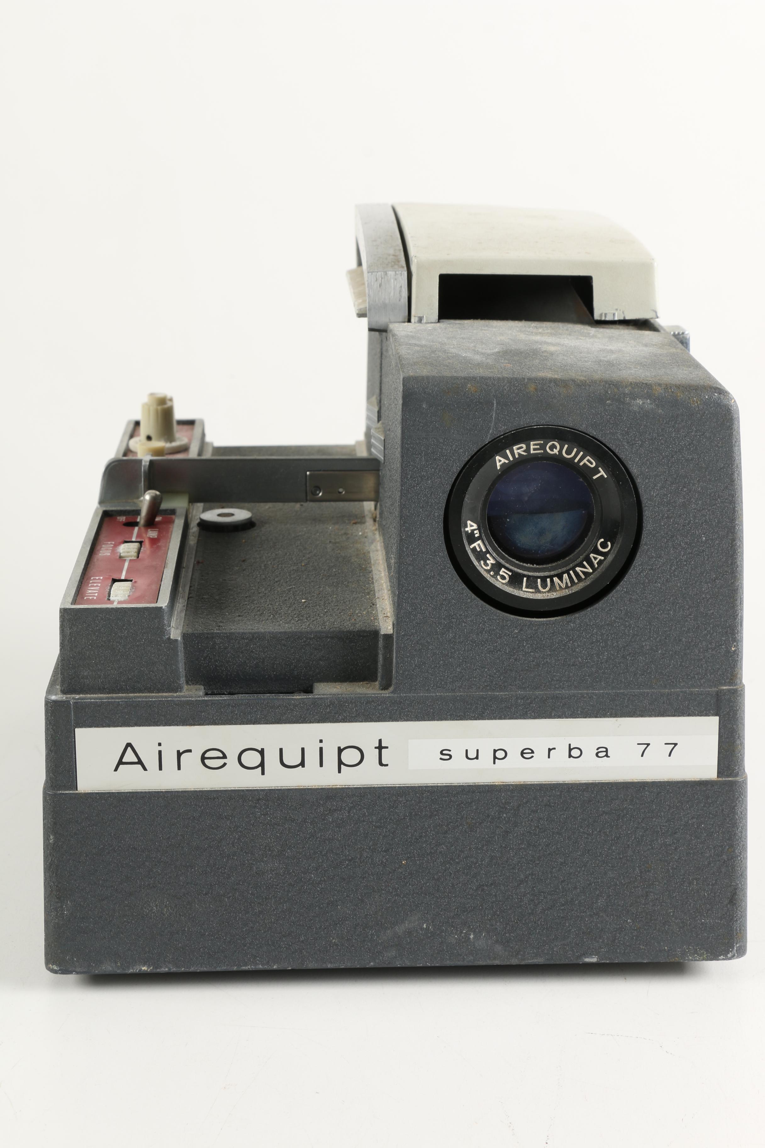 Vintage Airequipt Superba 77 Slide Projector
