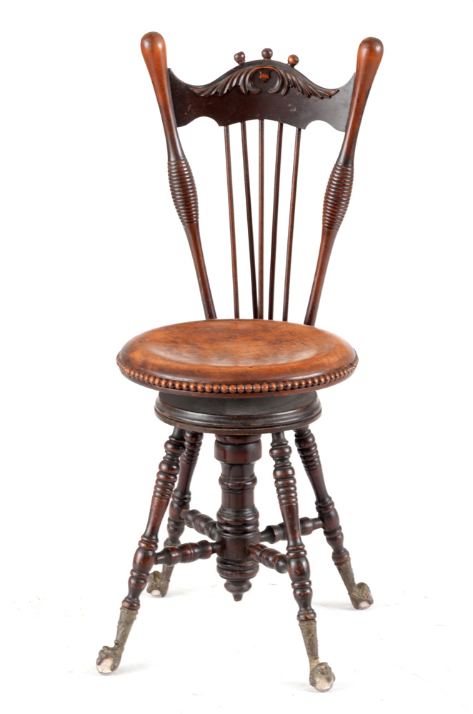 Victorian Birch Organ / Piano Stool