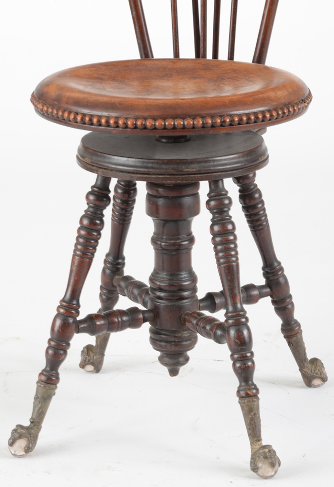 Victorian Birch Organ / Piano Stool