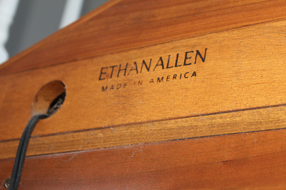 Ethan Allen "Medallion" Curio Cabinet