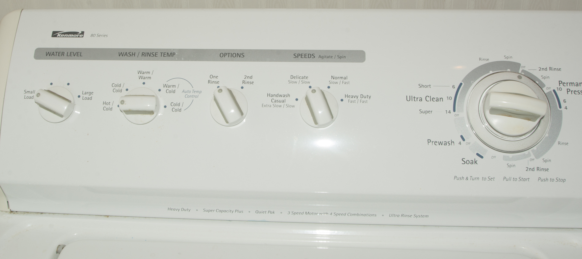 Kenmore 80 Series Washing Machine and Dryer