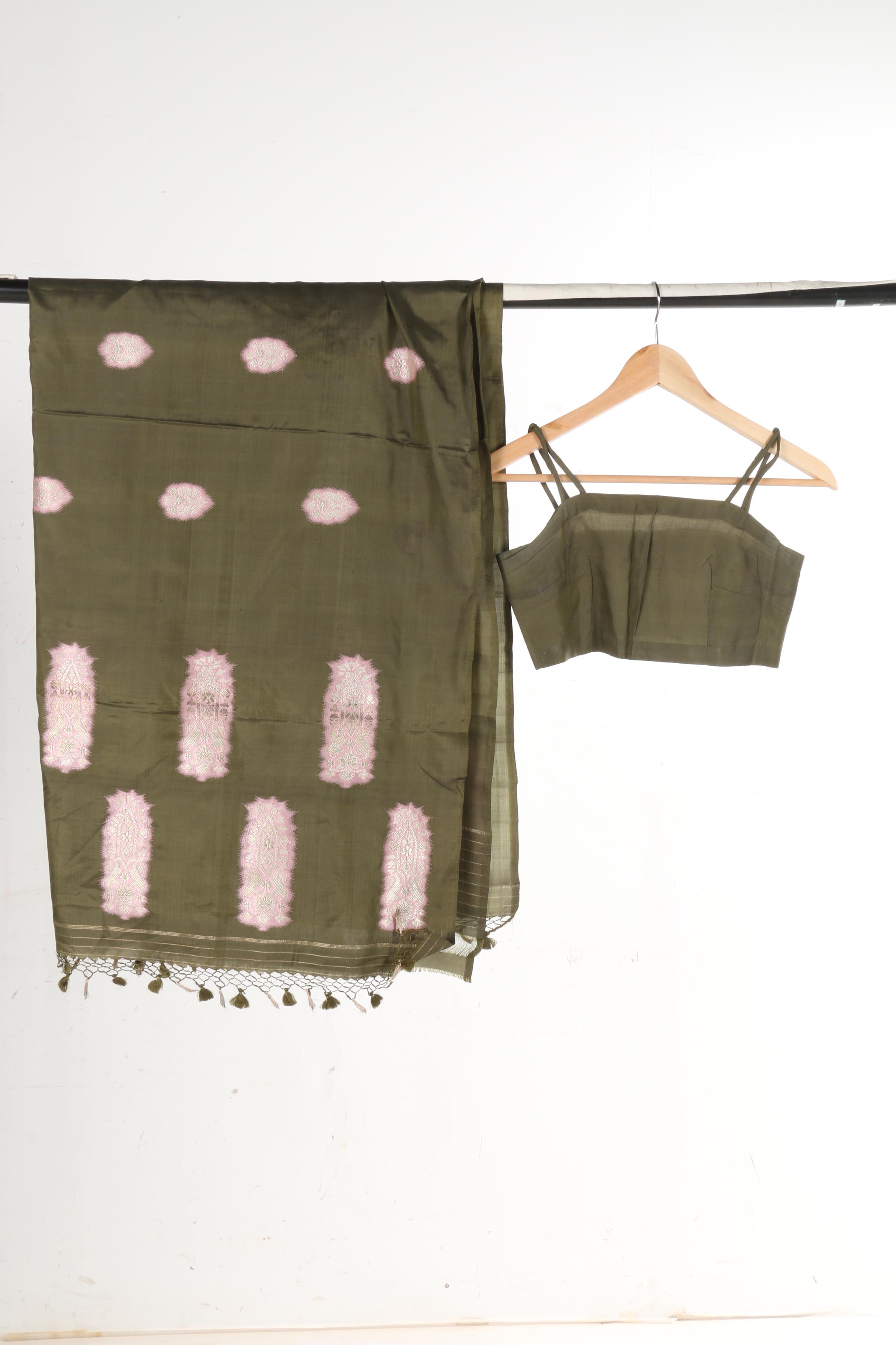 Collection of Floral Saris