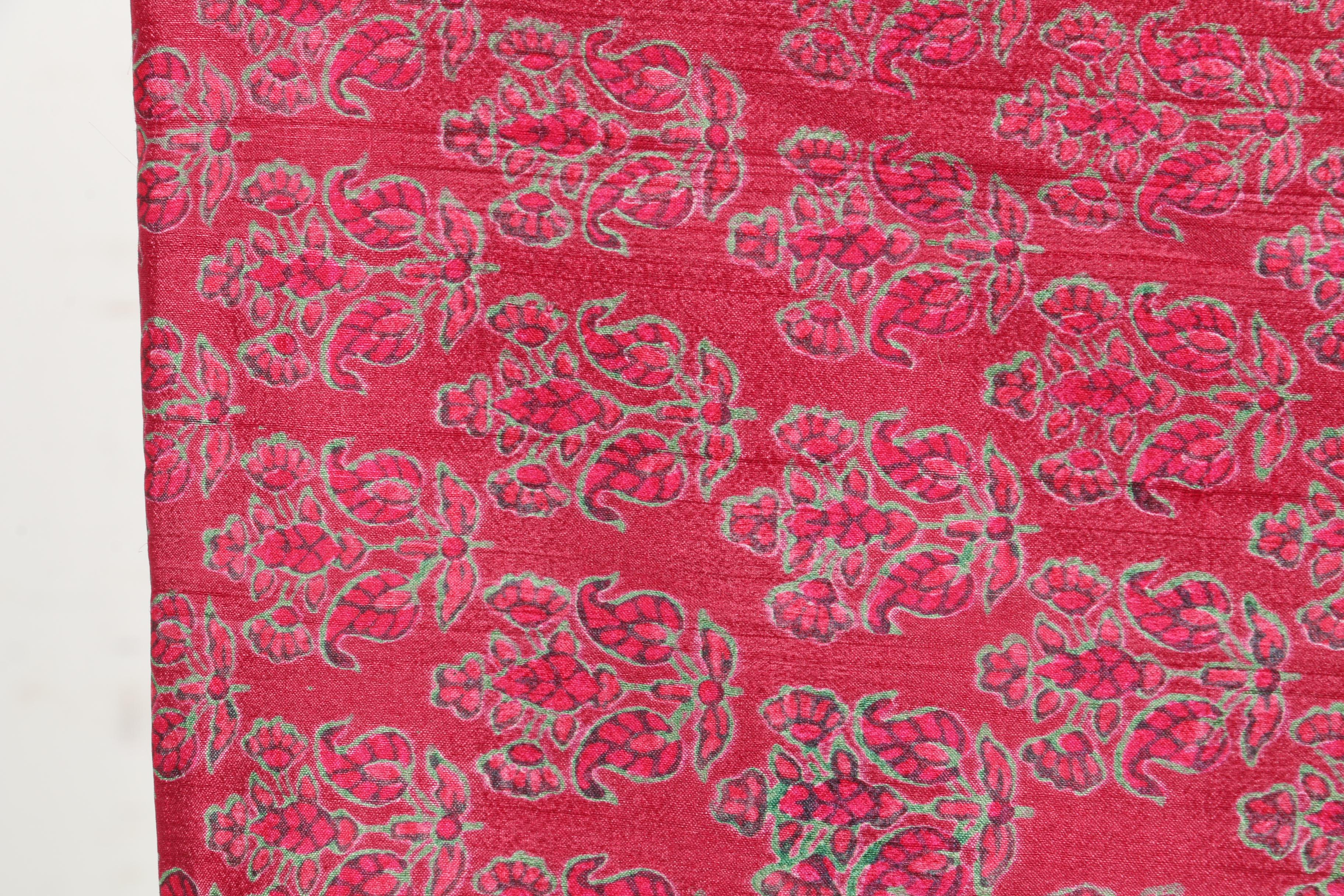 Collection of Floral Saris