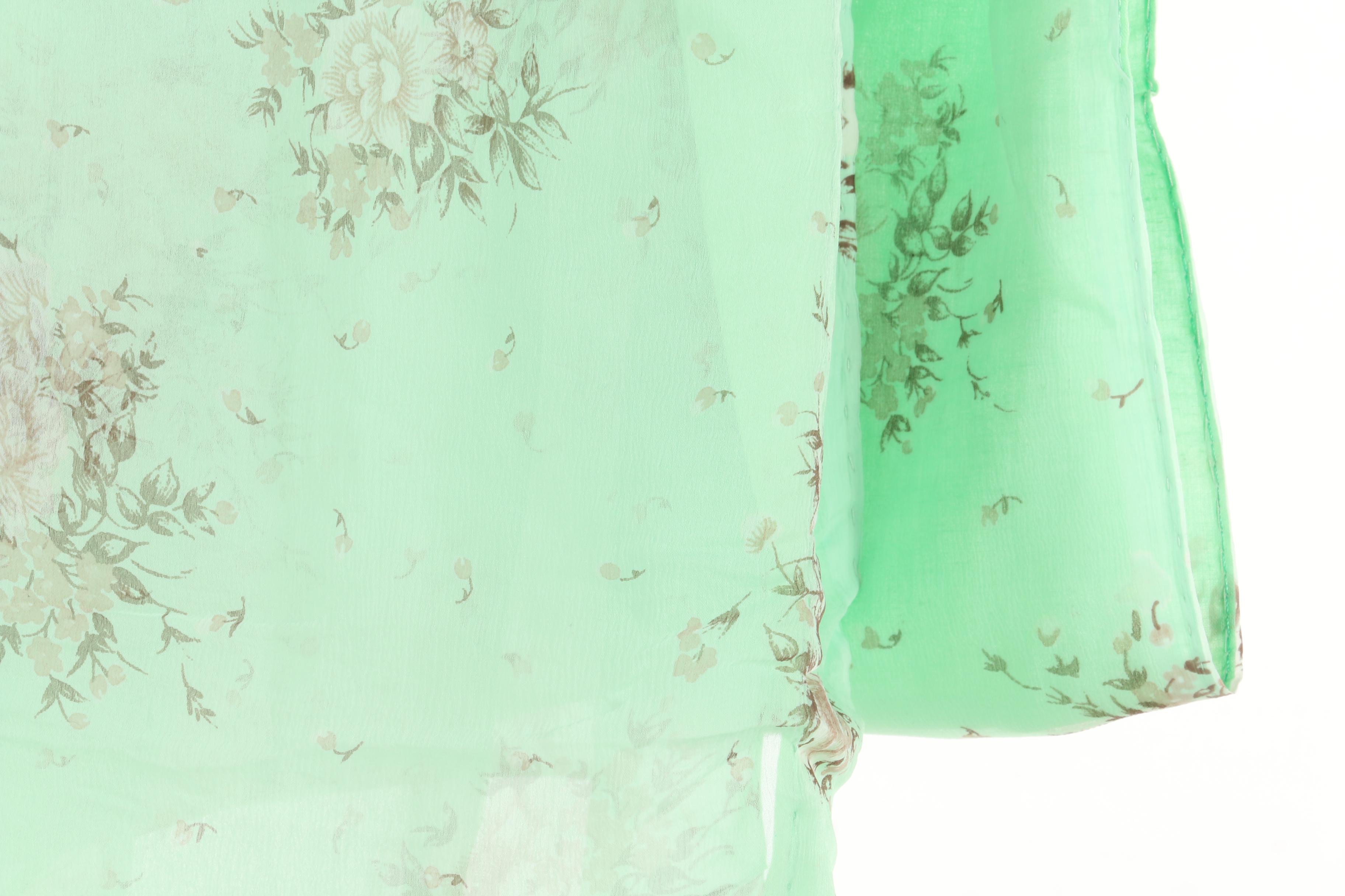 Collection of Floral Saris