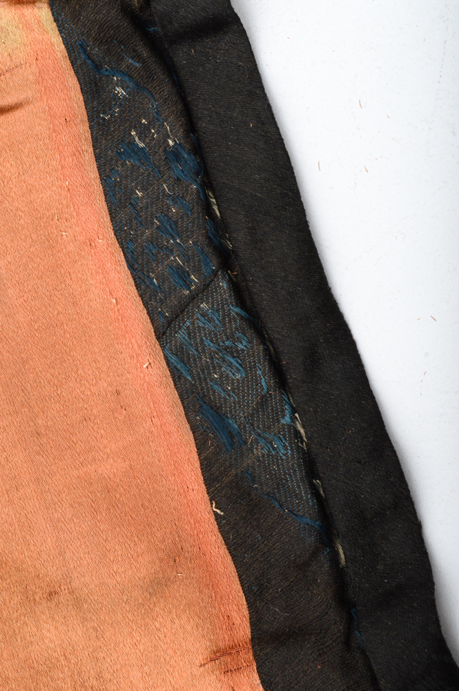 19th Century Chinese Embroided Silk Pipe Pouch