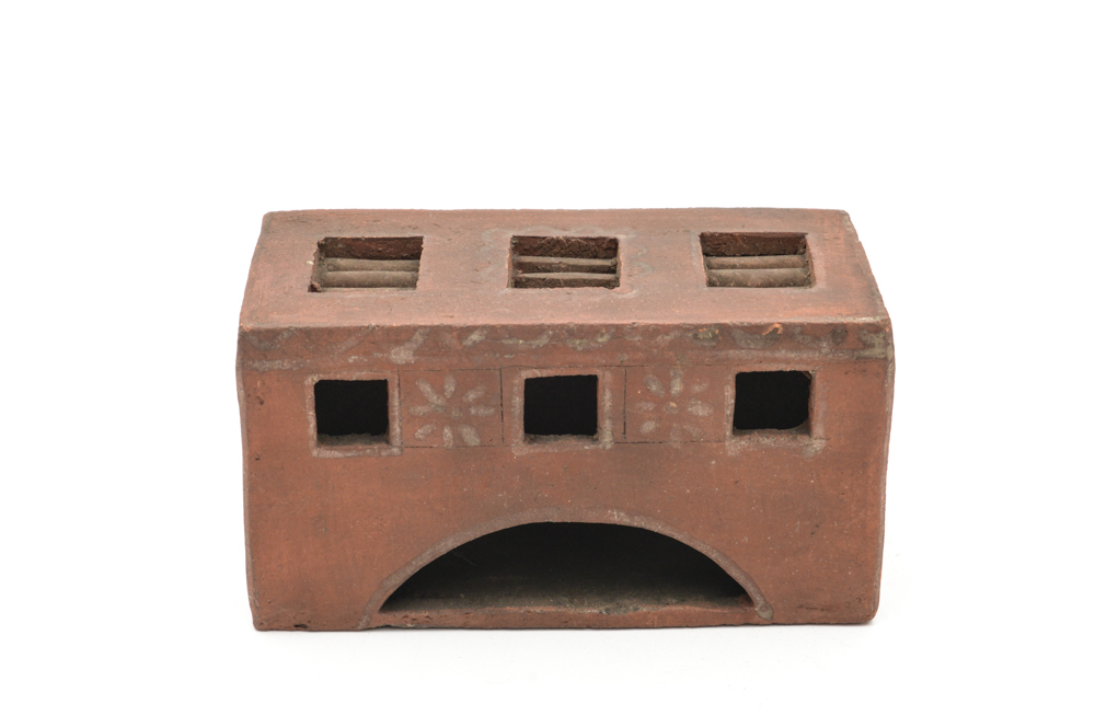 Antique Mexican Pottery Miniature House