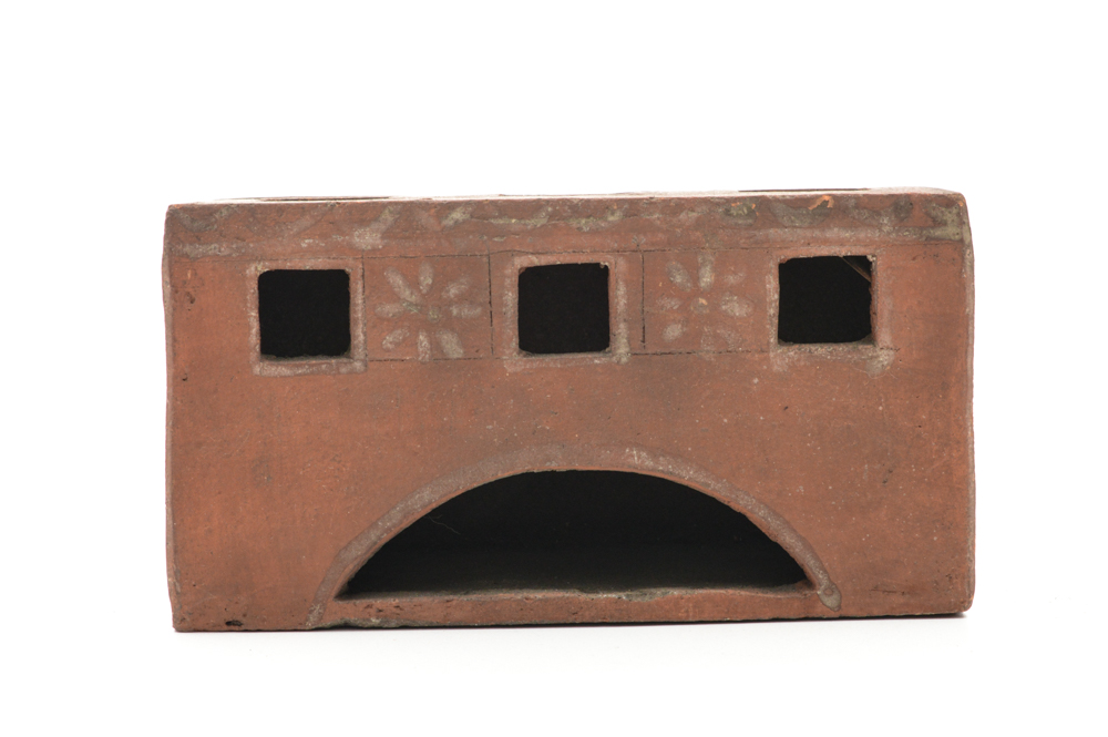 Antique Mexican Pottery Miniature House