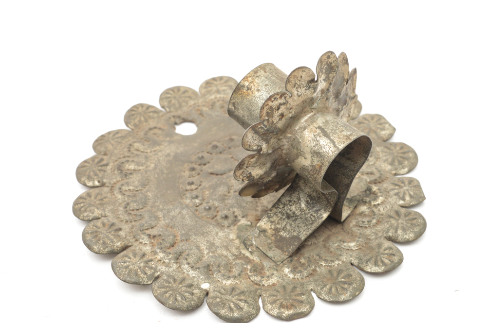 Two Spanish Colonial Candle Holders