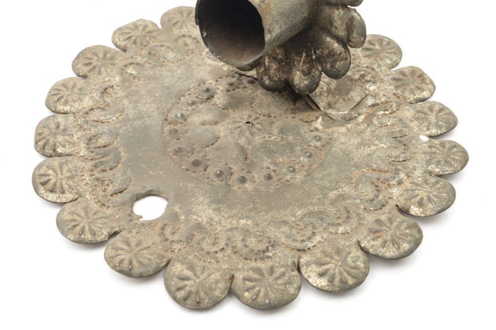 Two Spanish Colonial Candle Holders