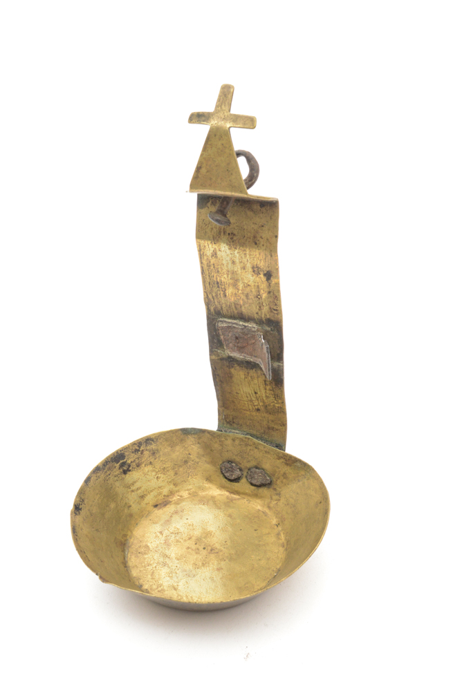 Two Spanish Colonial Candle Holders