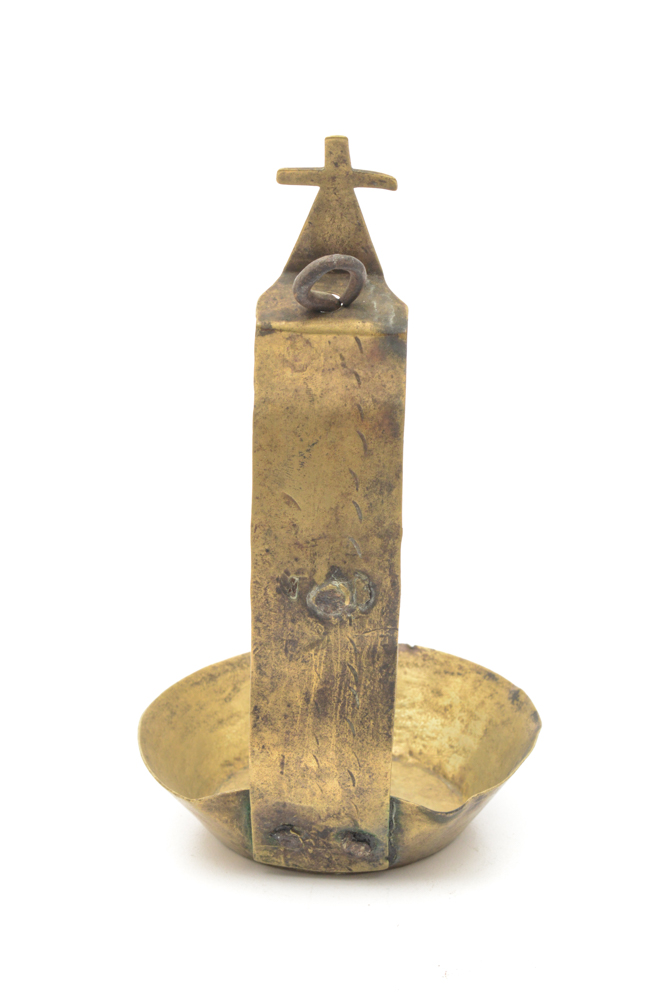 Two Spanish Colonial Candle Holders