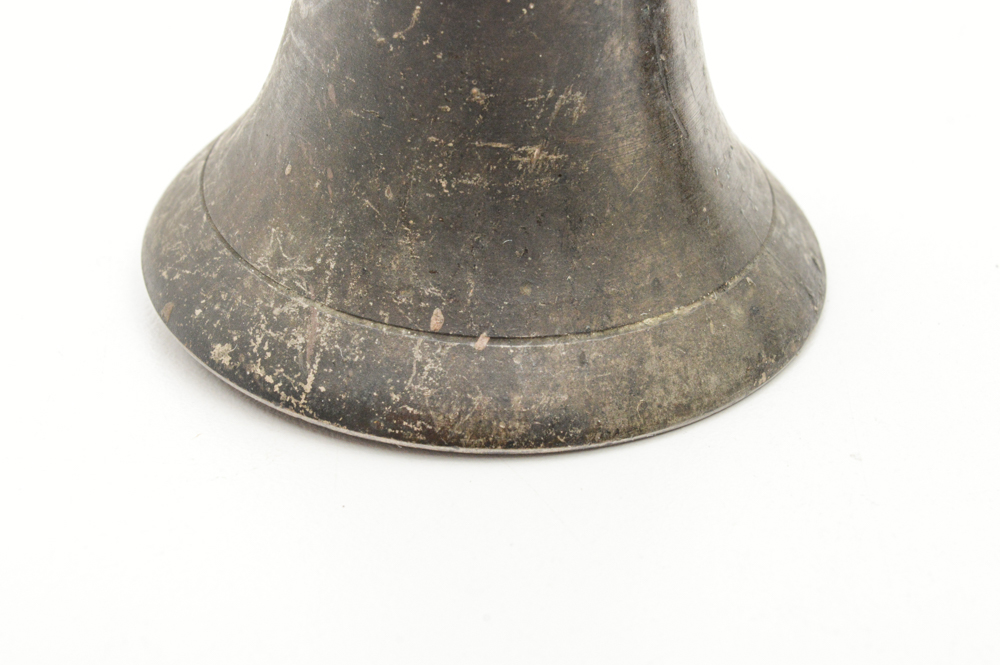 Three Antique Cast Metal Bells