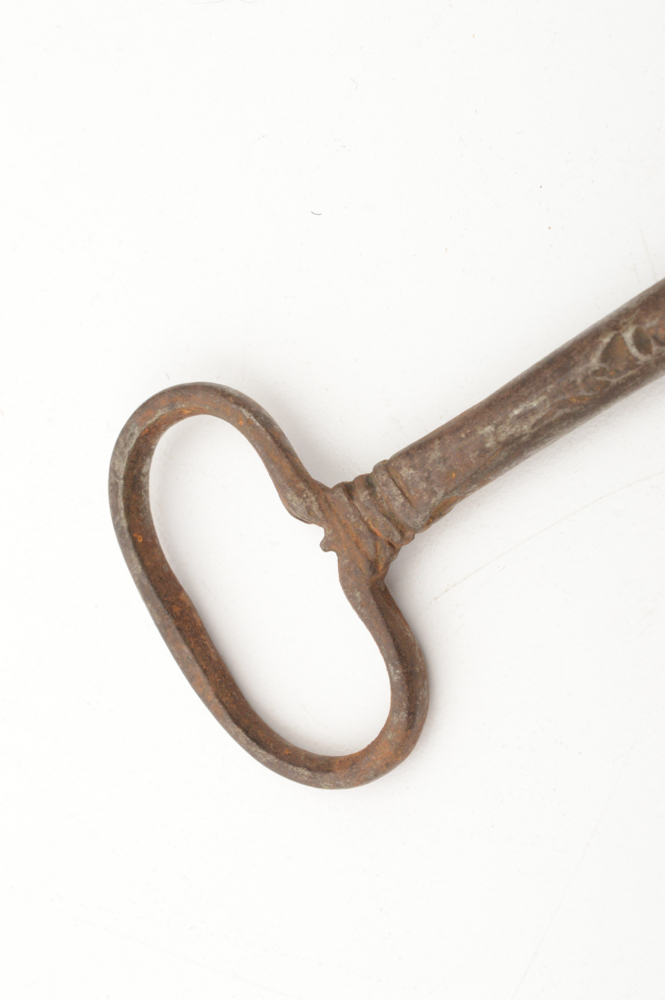 Six Antique Metal Skeleton Keys