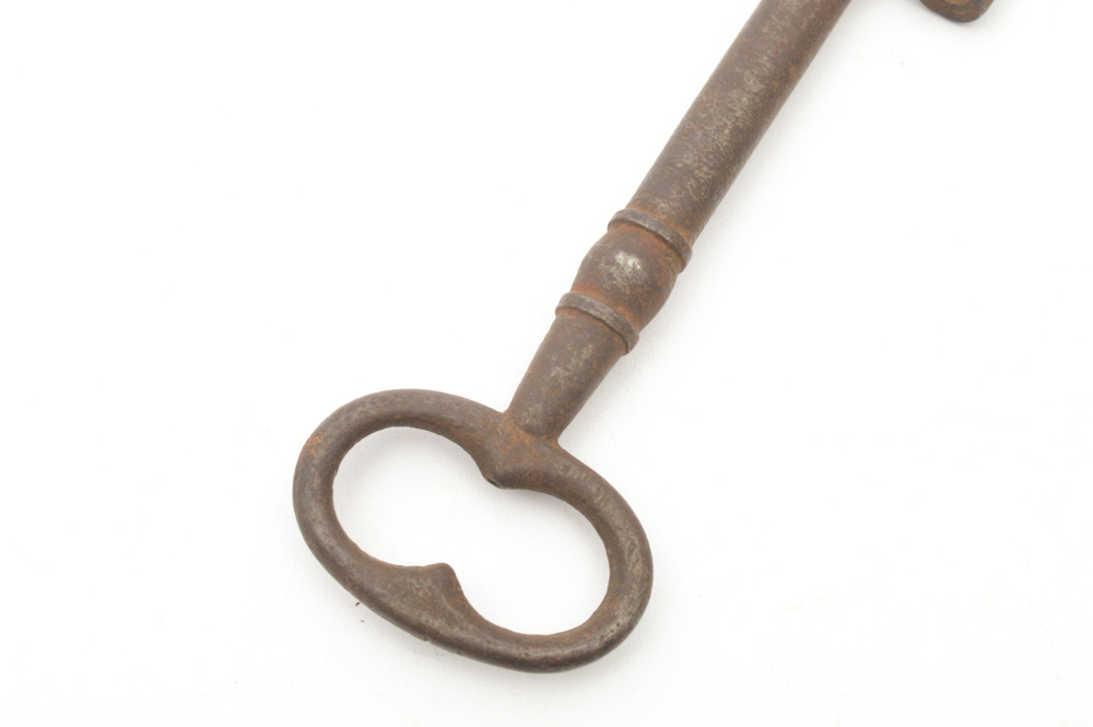 Six Antique Metal Skeleton Keys