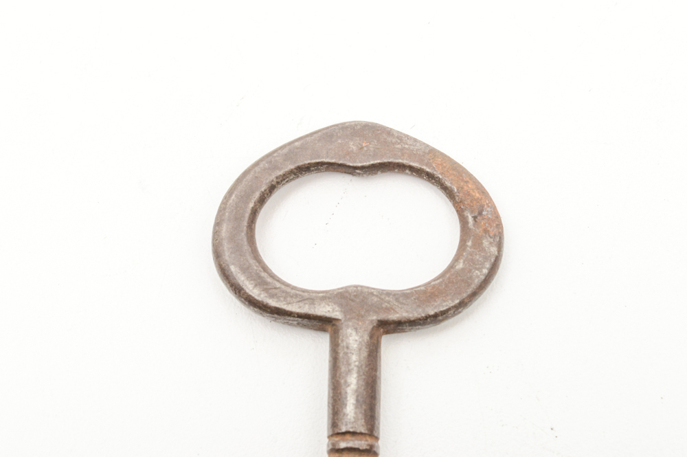 Six Antique Metal Skeleton Keys