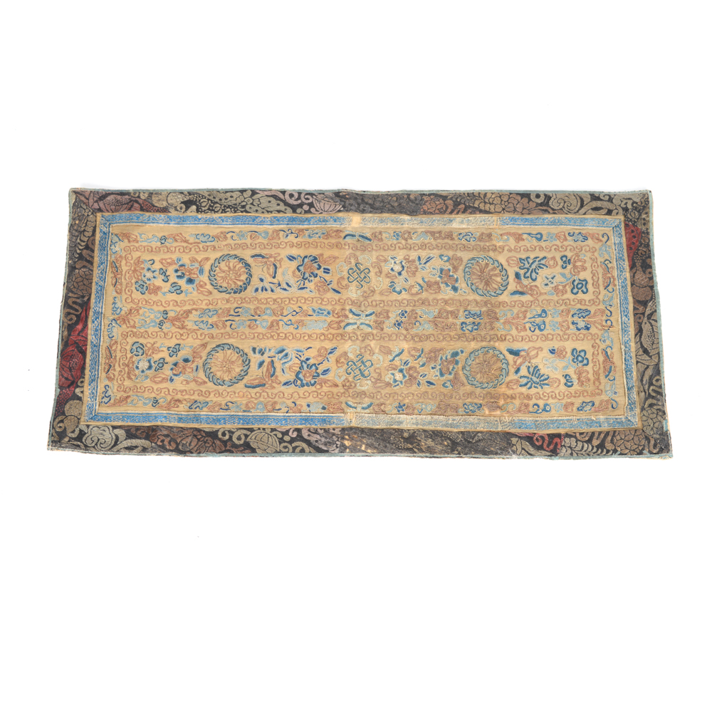 Antique Chinese Silk Embroidered Panel