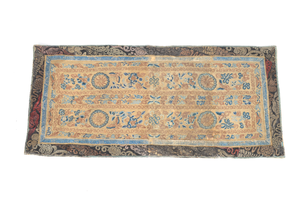 Antique Chinese Silk Embroidered Panel