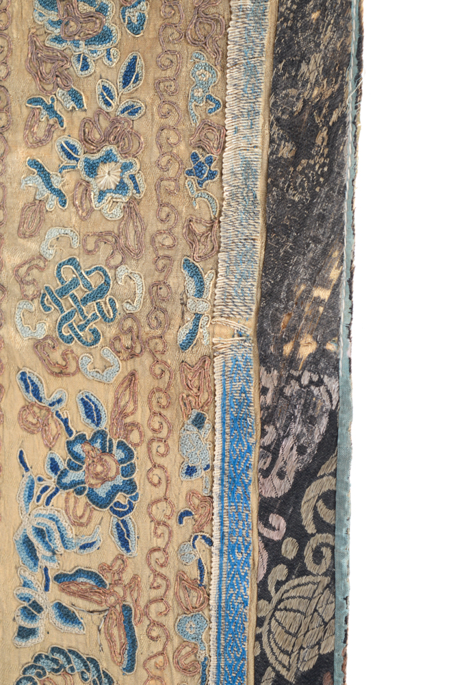 Antique Chinese Silk Embroidered Panel