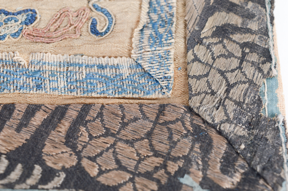 Antique Chinese Silk Embroidered Panel