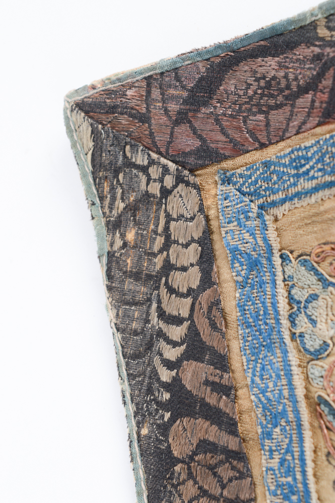 Antique Chinese Silk Embroidered Panel