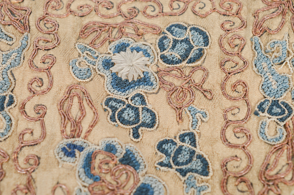Antique Chinese Silk Embroidered Panel