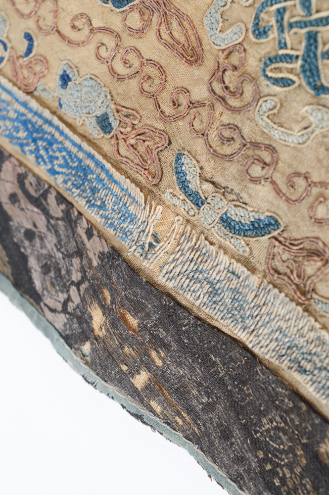 Antique Chinese Silk Embroidered Panel