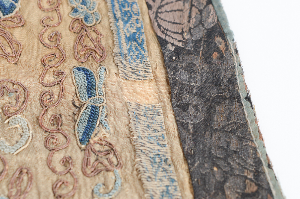 Antique Chinese Silk Embroidered Panel