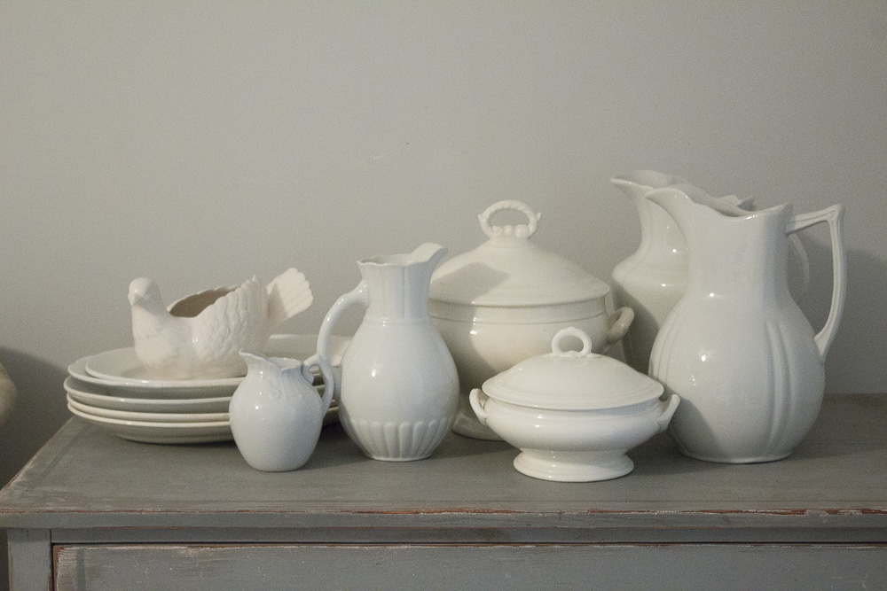 Collection of White Ironstone Tableware