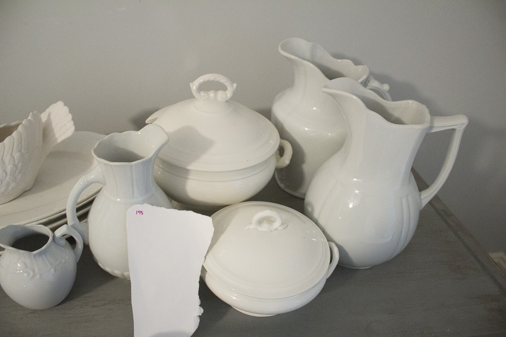 Collection of White Ironstone Tableware