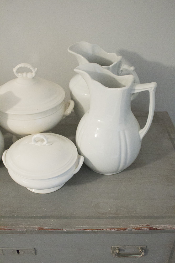Collection of White Ironstone Tableware