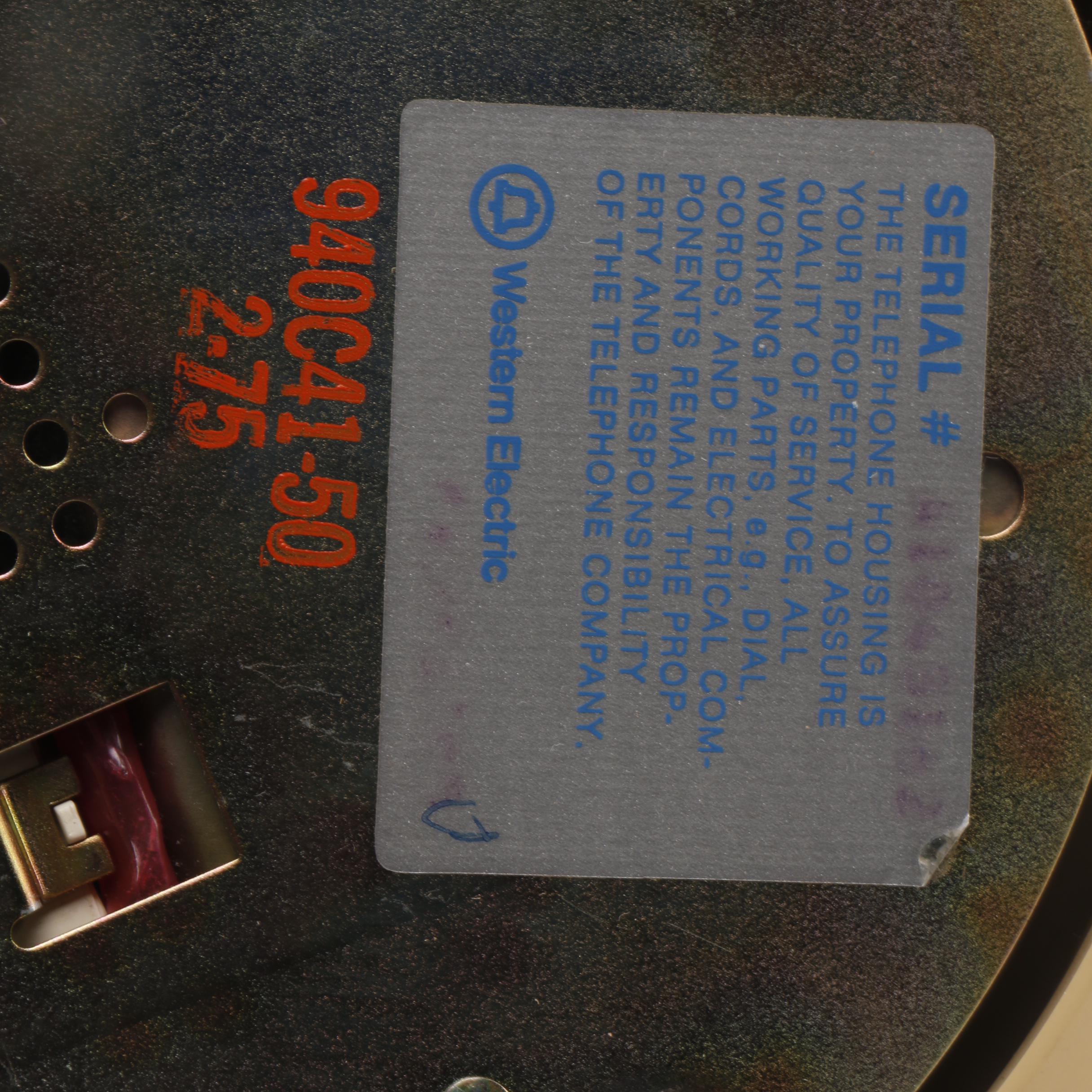 1975 Western Electric "Design Line" Rotary Phone