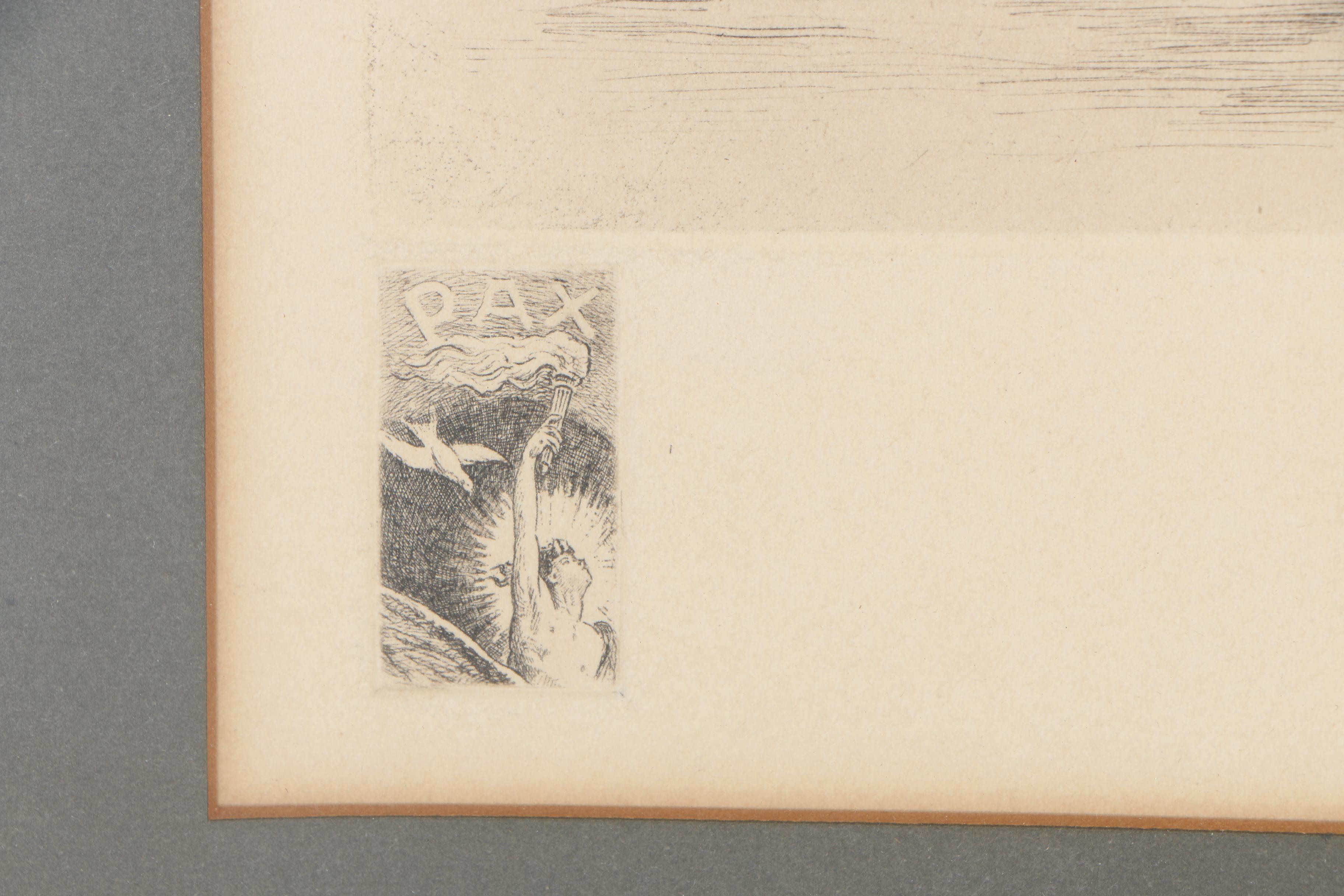 Aime Edmond d'Allemagne Etchings of Parisian Landmarks