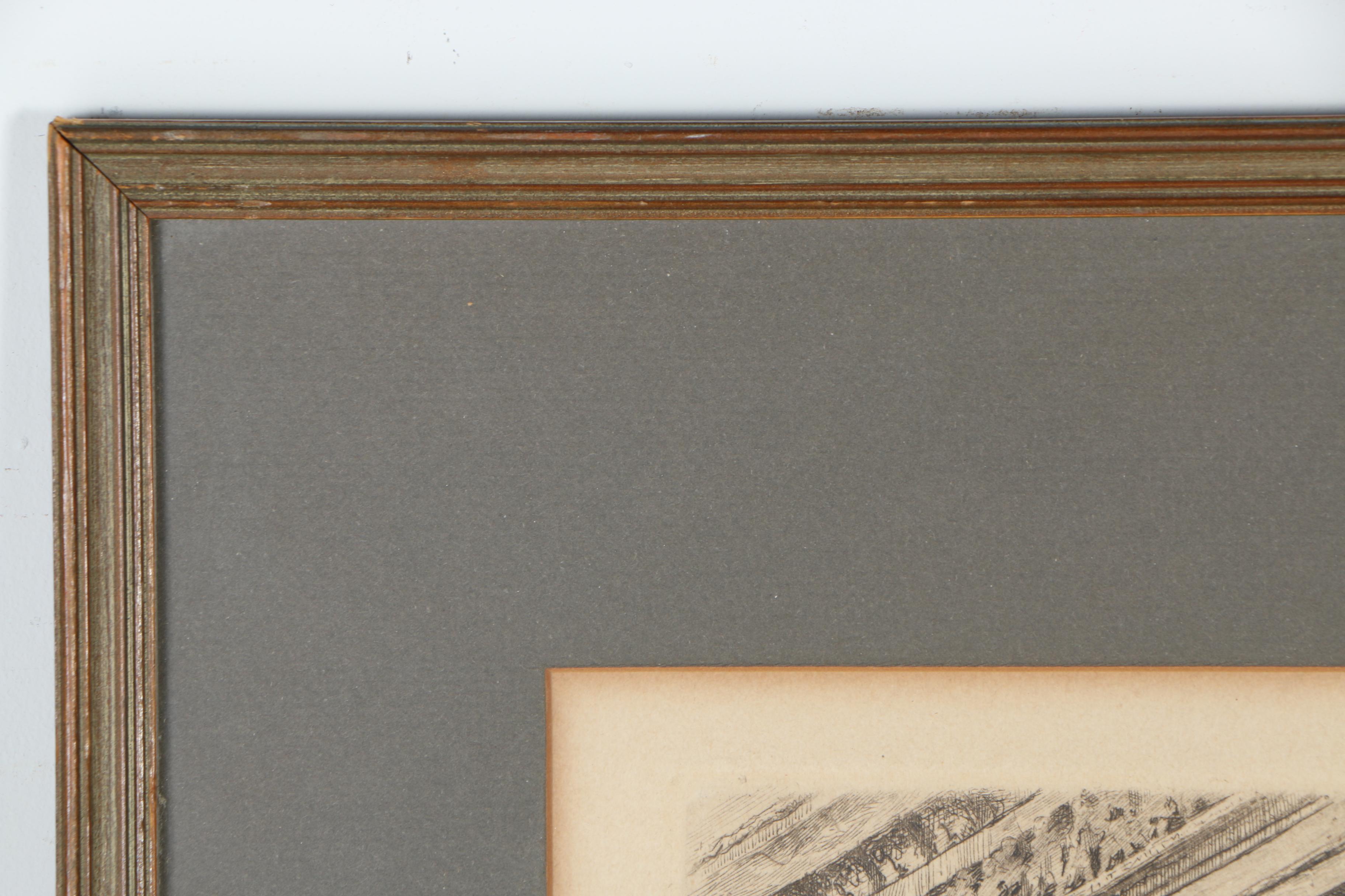 Aime Edmond d'Allemagne Etchings of Parisian Landmarks