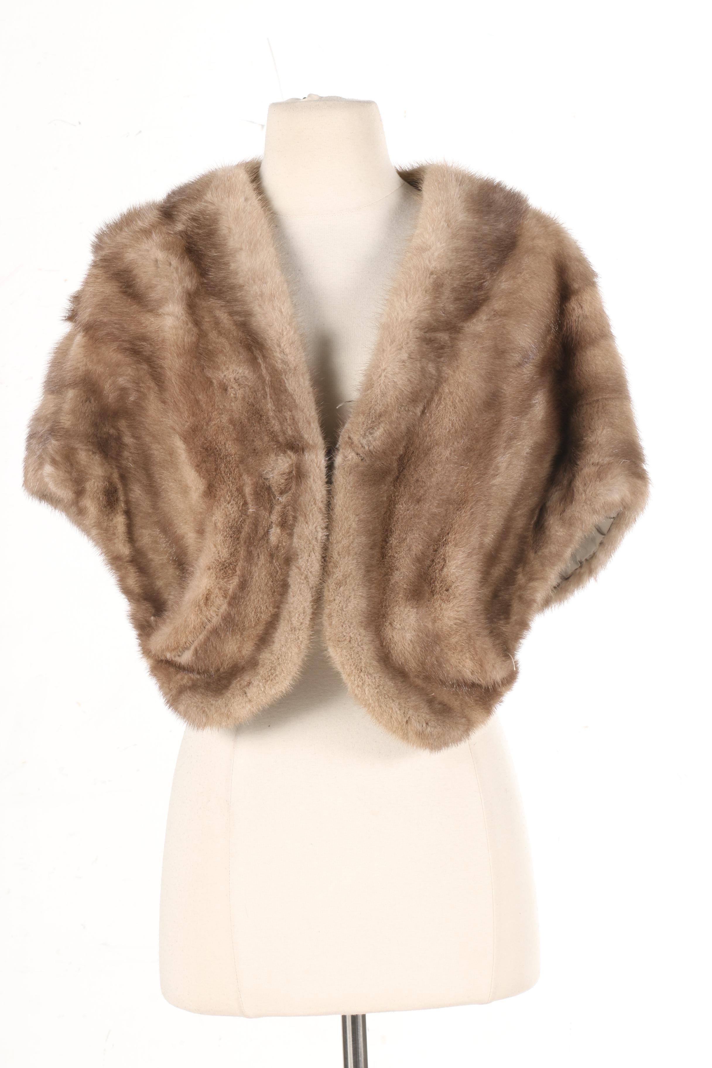 Mink Fur Capelet