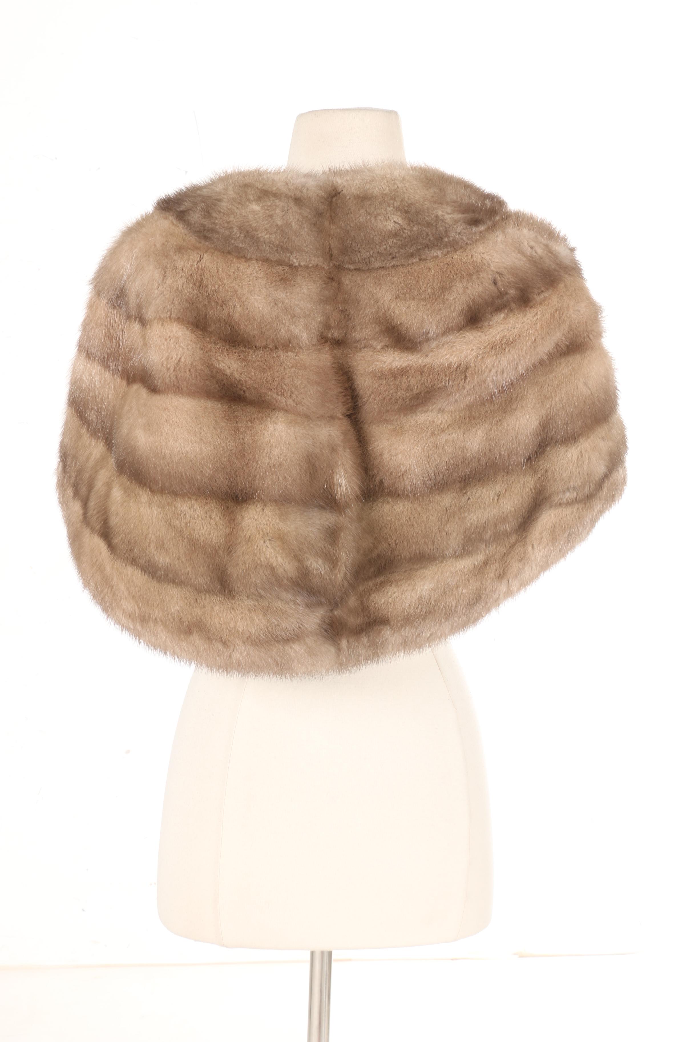 Mink Fur Capelet