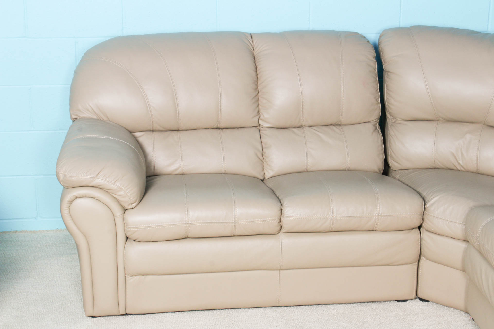 Leather Sectional
