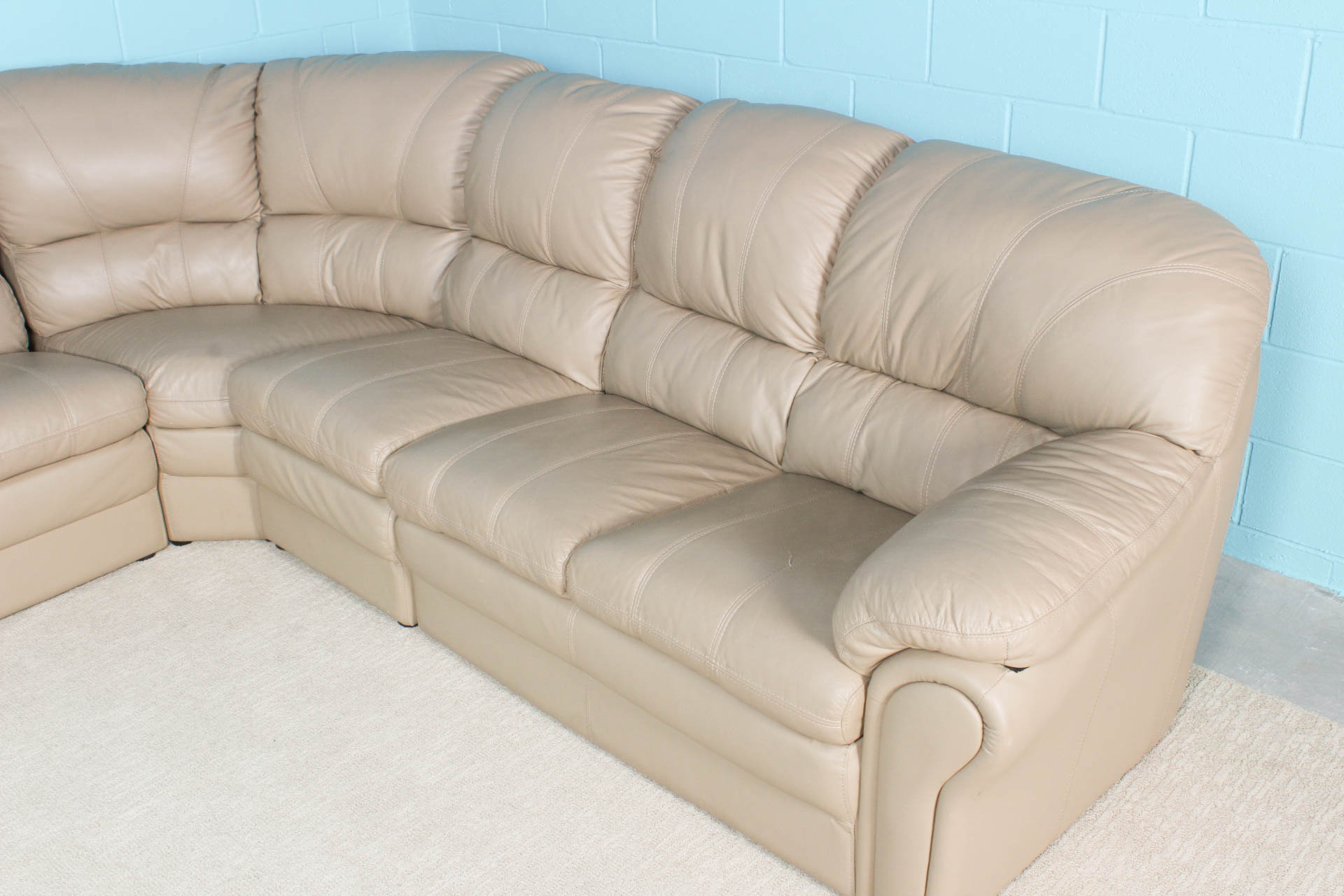 Leather Sectional