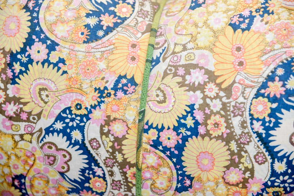 Colorful Floral Upholstered Loveseat