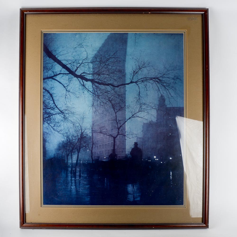 Framed Photographic Print of Winter Night