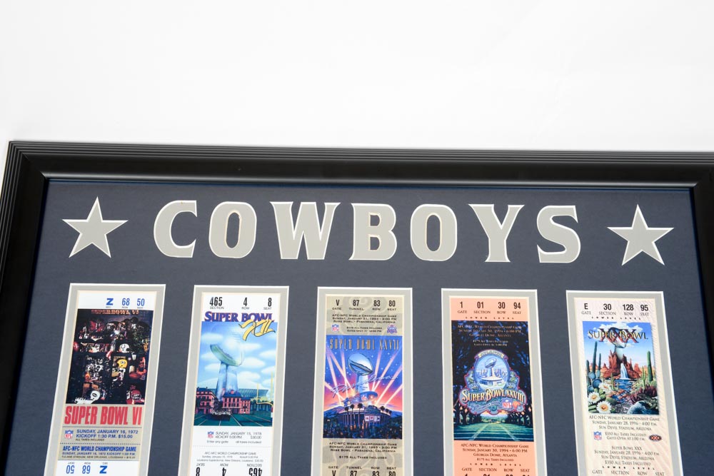 Cowboys Super Bowl Wins Wall Art