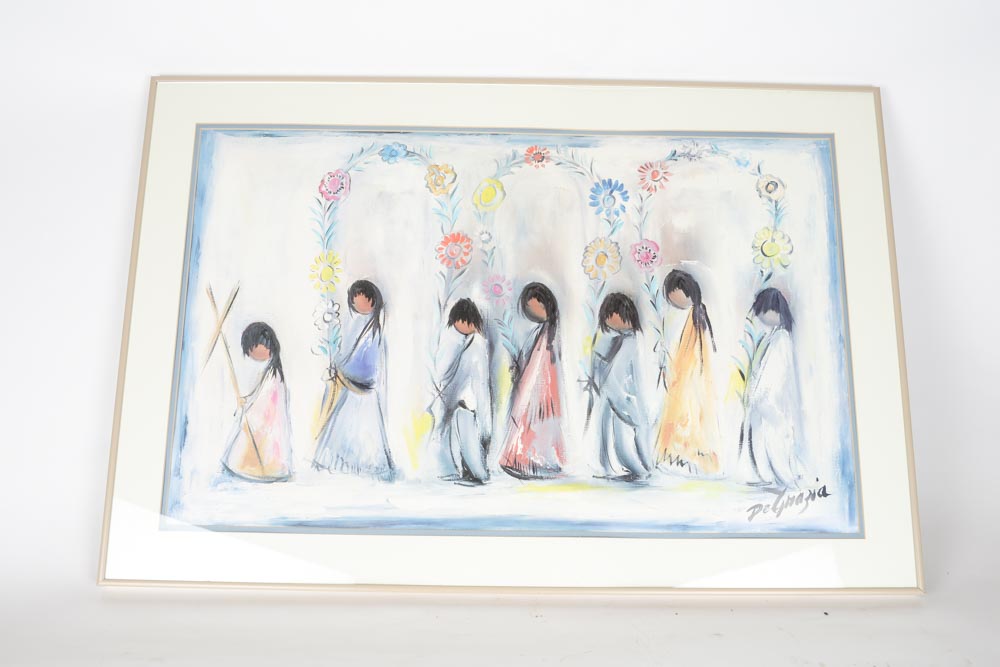 Original Painting by Ettore DeGrazia